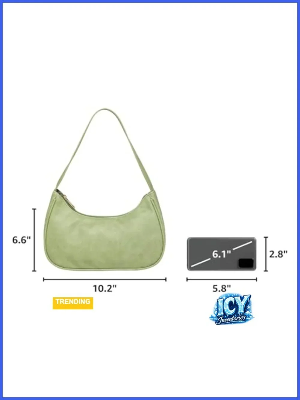 Women's Vegan Leather Hobo Sling Tote Handbag Retro Clutch Purse Zipper
